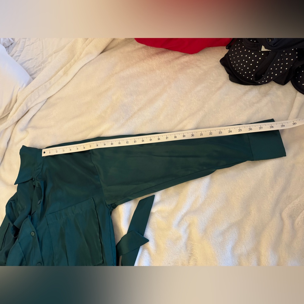 Abercrombie and Fitch satin shirt dress - Picture 8 of 16